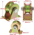 Roda Pagar Roda Pintu Pagar Besi 50 Mm Model U & V Roda Gerbang Pagar Galvanized Sliding Gate Wheel Roda Bubut. 