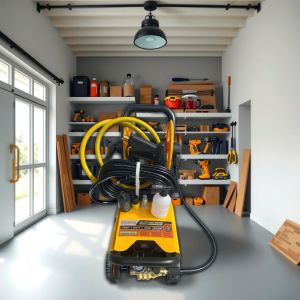 Máy Rửa Xe Công Nghiệp Kushima Công Suất Lớn Tầm Phun Xa 10M Xịt Rửa Ô Tô Xe Máy Chuồng Trại_AKH889