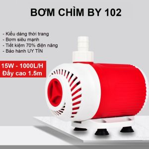 Máy Bơm Hồ Cá Baoyu BY-106 (75W 5000L/H) Siêu Êm Bền Bỉ Tiết Kiệm Điện JP series Túi Lọc