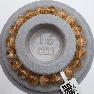 (SG Seller Ready Stocks) High Grade Natural Yellow Pagoda Quartz Bracelet 10mm+ 高级货天然黄塔晶(蜂蜜奶盖)水晶手链 10+毫米