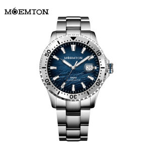 MOEMTON Mens Mechanical Watch Calendar Frame 100M waterproof M130.BSSA01
