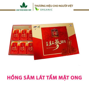 Hồng sâm thát lát tẩm mật ong Sambok - Chợ Thảo Dược Việt