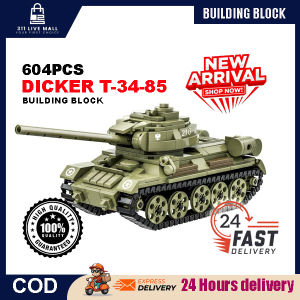 WANGE 604 PCS DICKER T-34-85 BUILDING BLOCKS MICRO BRICKS PREMIUM QUALITY LEGO