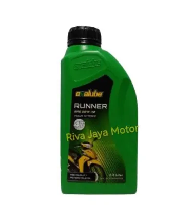 Oli Mesin Evalube 4t Runner 800ml 20w 40 08 Motor Bebek 4 Tak Supra Jupiter Dan Lain lain 20W-40