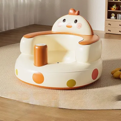 Inflatable Baby Chair Inflatable Baby Seat for Babies 3 Months and Up Infant Floor Seats for Learning to Sit Palying Camping
