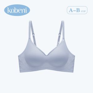 Kobeni Liquid Soft Support Bra Seamless Mold Cup Ajustable Straps Plus Size