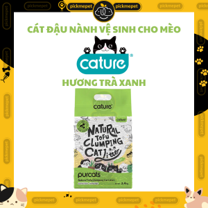 Cát Đậu Nành Vệ Sinh Cho Mèo - CATURE 6L | Có thể xả bồn cầu |Tofu