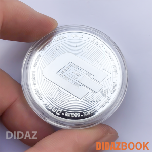 Đồng Xu Dash coin Bitcoin mạ vàng bạc 24k làm đồ lưu niệmtrang trísưu tầm quà tặng khách hàng hội nhóm DX03