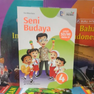 Buku Seni Budaya untuk SD / MI kelas 4 kurikulum merdeka Erlangga