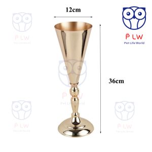 【Fast Delivery】1pcs Luxury Flower Vases Gold Flower Vase Table Vase For Wedding Decoration Christmas Party Vases