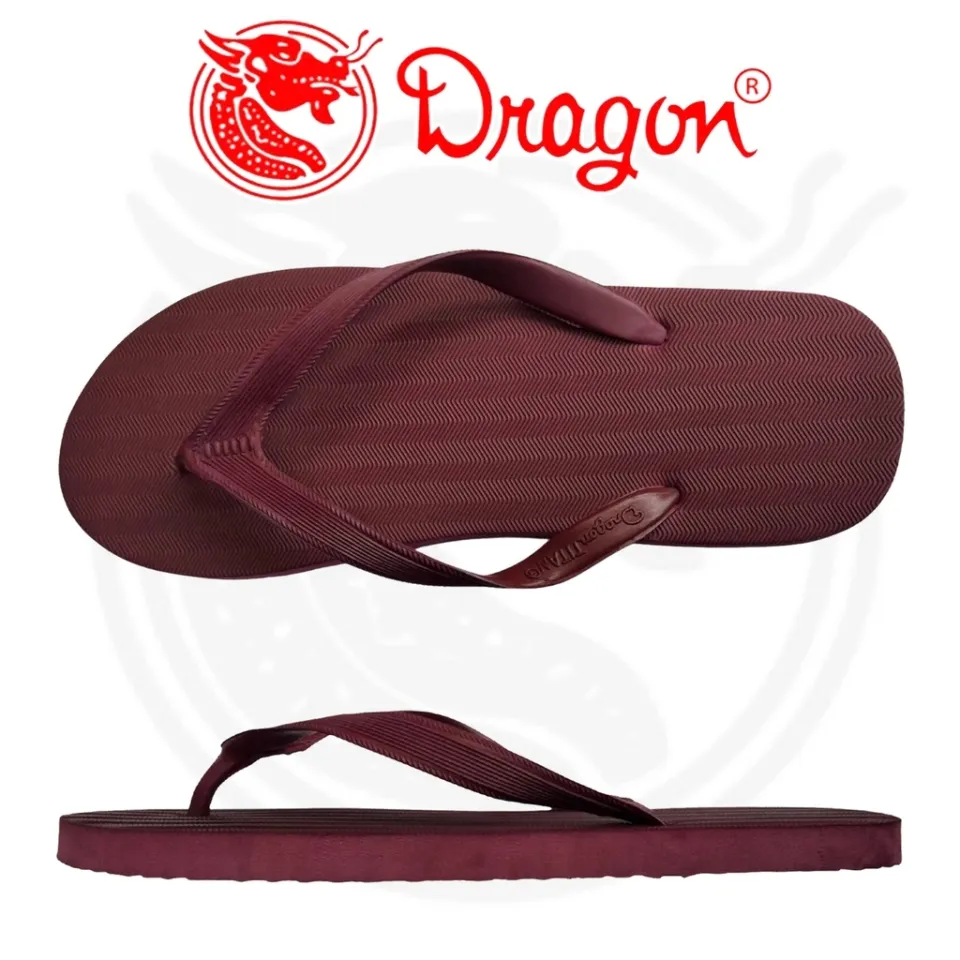 Red dragon slippers hot sale