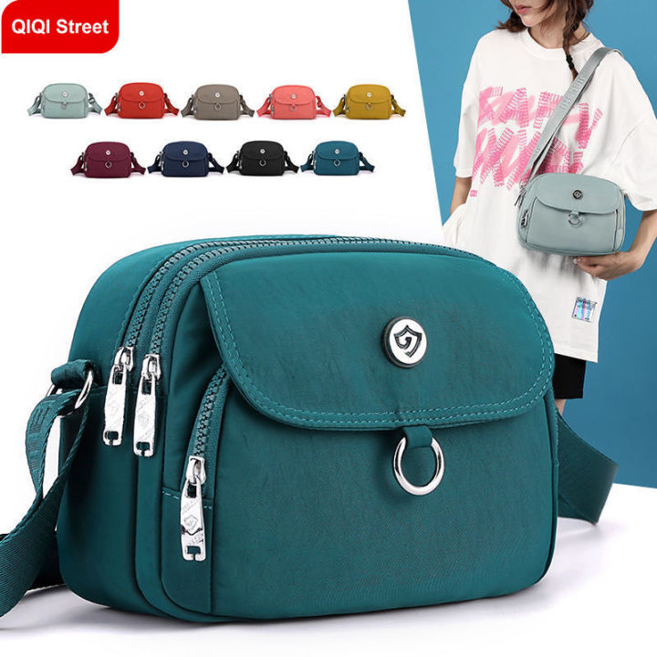 Crocodile Pattern Leather Handbag Leisure Shopping Bag Middle-aged Female Bag Mother Bag Shoulder Messenger Bag Multi-layer Large Bag
