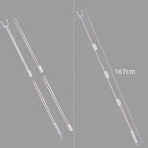 Tongkat Jemur Pakaian /Clothesline Pole /Tongkat Jemuran Besi Tahan Karat /Clothes Dryer Fork
