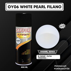 Sapporo Ultimate OY06 White Pearl Filano / Sapporo Ultimate / Cat Semprot / Cat Aerosol Terbaik / Sapporo Spray / Sapporo