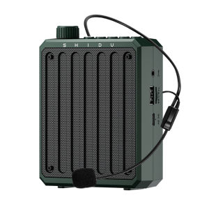 SHIDU M300 Portable Wireless Voice Amplifier Megaphone for Teacher with Microphone Mini Audio Speaker Rechargeable Loudspeaker