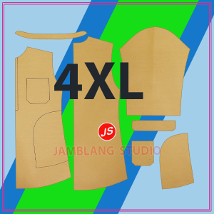 Pola Instan Baju Koko Kurta Lengan Panjang | Rotsa.Id