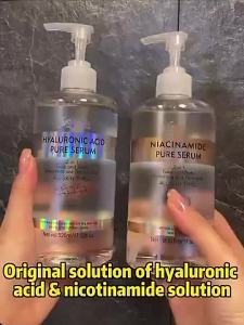 Ashley Shine 2pcs NIACINAMIDE Pure Serum Hyaluronic Acid Face and Body Whitening Skin 520ml Elbow Br