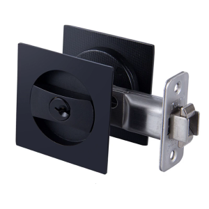 Upgrades Pocket Door Hardware Privacy Lock Latches Contemporary Styles Metal Door Lock Simple Installation for Square Door