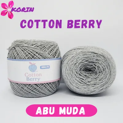 BENANG RAJUT COTTON BERRY KORIN / BENANG RAJUT 100GR / KATUN BALI
