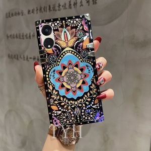 TYH เคสศุลกากรชาติพันธุ์แฟชั่นประกายสำหรับ OPPO Reno 8T Reno8t 5G 4G กันกระแทกเคสมือถือป้องกันการตกและป้องกันการชนกัน