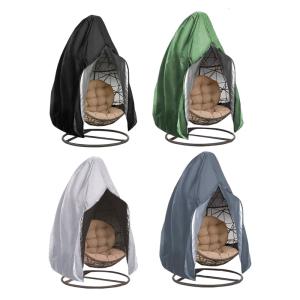 Outdoor Hanging Eggs Chair Cover 115x190CM Waterproof Fabric Protector for Patios Garden Swing Chair Protections