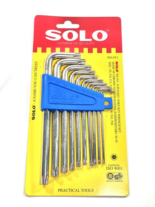 SOLO ประแจหกแฉก แบบมีรู รุ่น NO.911