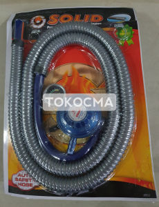 Selang Kompor Gas / Selang Gas Regulator + Meter Solid 6552 Komplit SNI