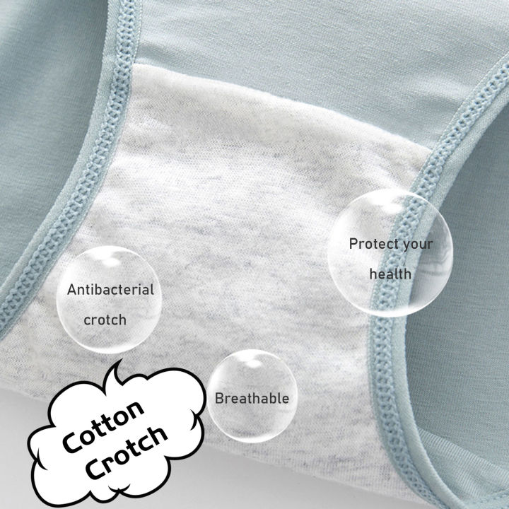 3/5Pcs%20Womens%20Cotton%20Knickers%20Low%20Waisted%20Ladies%20Underwear%20Full%20Briefs%20Plus%20Size%20M-XXL%20-%20Image%205