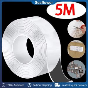 【12 hours delivery】1/3/5M Clear Multifunction Nano Tape Strongly Sticky Double-Sided Adhesive Tape Traceless Strips