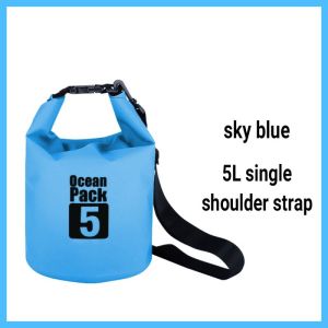 Ocean Pack PVC Waterproof Backpack Bucket Bag Waterproof Bag Dry Bag Outdoor Travel