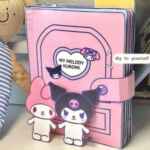 Kuromi Cinnamoroll Sanrio Quiet Book My Melody Handmade DIY ของเล ่ นเด ็ ก Development Hands on ความสามารถของขวัญวันเกิดสาว