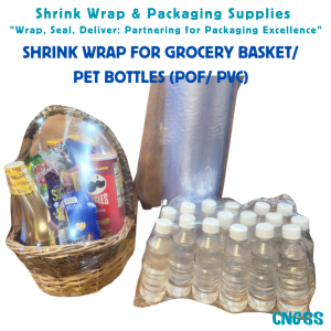 1 Roll/ 5kgs 24inches PVC Shrink Wrap Film Plastic Sealer Tape/ Shrinkable/Thickness 30microns