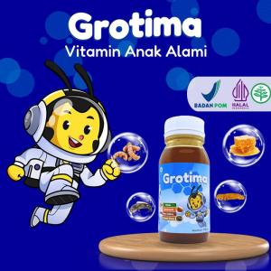 Madu Antariksa - Grotima Vitamin DHA Omega 3 Mendukung Kecerdasan Pertumbuhan Otak Anak
