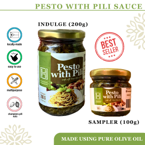 Pesto with Pili Sauce