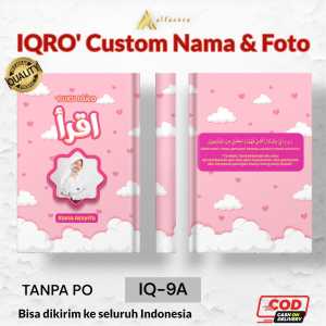 Alfareza - Buku Iqro QRCode Custom Nama Foto Anak Full Color Hadiah Kado Souvenir Ulang Tahun