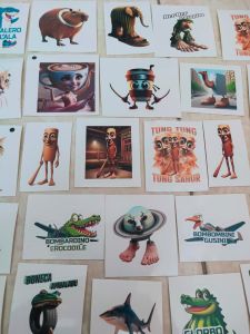 TUNG TUNG SAHUR STICKER Set Isi 30pcs STIKER TEMPELAN STIKER VIRAL ANOMALI ITALIAN BRAINROAT