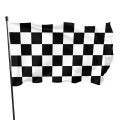 90x150cm F1 Classic Racing Flag Black White Checkered Flag Motorsport Race Track Banner Special Decor. 