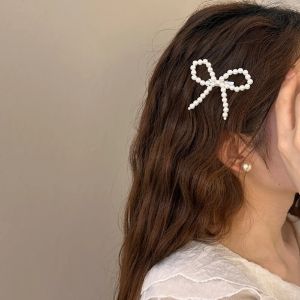 Jepit Rambut Pita Mutiara / Hair clip M0724