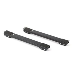 2Pcs Universal Refrigerator Mobile Roller Stand Adjustable Telescopic Appliance Mover with 360° Swivel Wheels