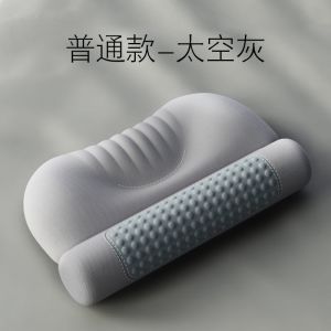 Chinese mugwort hot compress cervical pillow protects the spine and helps with sleep repair Sleep specific cylindrical heating neck pillow Moxibustion pillow