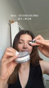 Phấn Phủ Bột MAC Studio Fix Pro Set + Blur Weightless Loose Powder 12g