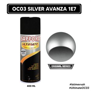 Sapporo Ultimate OC03 Silver Avanza 1E7 / Original Series Car / Sapporo Ultimate / Cat Semprot / Cat Aerosol Terbaik / Sapporo Spray / Sapporo