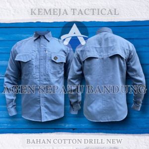 Grosir Kemeja M-TAC Kemeja Reskrim / Kemeja BUMN / Kemeja Lapangan Bahan Drill / Kemeja Kantor / Kemeja Outdoor / Hem Pria / Bisa Di Gunakan Untuk Acara Formal Dan Casual