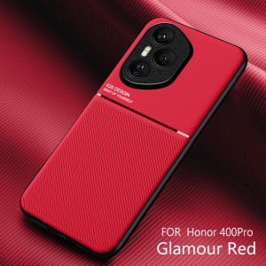Funda For Honor 400 Pro 5G Luxury Shockproof Leather Phone Case For Honor400 Pro Honor400Pro5G Car Magnetic Holder Back Cover