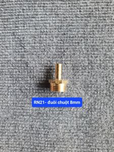 Đầu Nối Đuôi Chuột Gắn Ống Nhựa Mềm Visenta Bằng Đồng Thau Ren Ngoài 21 Các Kích Thước Đường Kính 6mm - 20mm