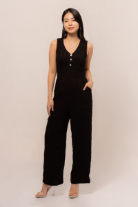 RIMINI - Jumpsuit Wanita Celana Kulot Panjang Size XS-XL - Ghaniya Jumpsuit 5417