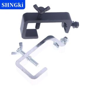 SHNGki 15-41mm Ống Vuông Ống kẹp hợp kim nhôm kẹp giàn gắn móc cho sân khấu hiệu ứng ánh sáng sự kiện công bằng Disco