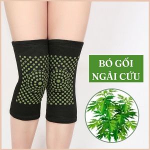 Đai Gối Ngải Cứu Tỏa Nhiệt 1 Đôi – Giữ Ấm Giảm Lạnh Gối Co Giãn Tốt Mang Cả Ngày Không Bó