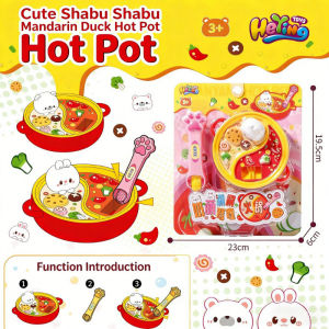 Cartoon Simulation Feeding Toy Set Pretend Play Toys Non Toxic Pudding Ramen Hot Pot Feeding