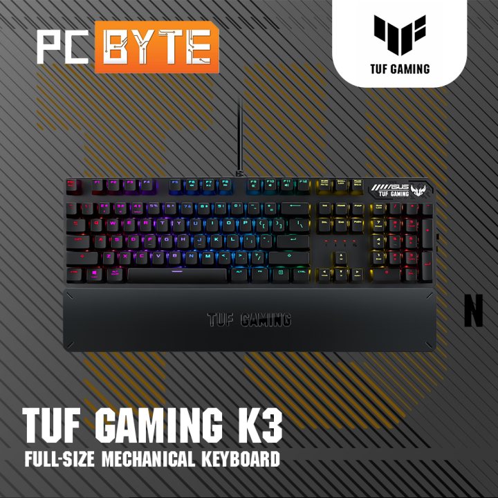 ASUS TUF Gaming K3 RGB Mechanical Keyboard | Lazada